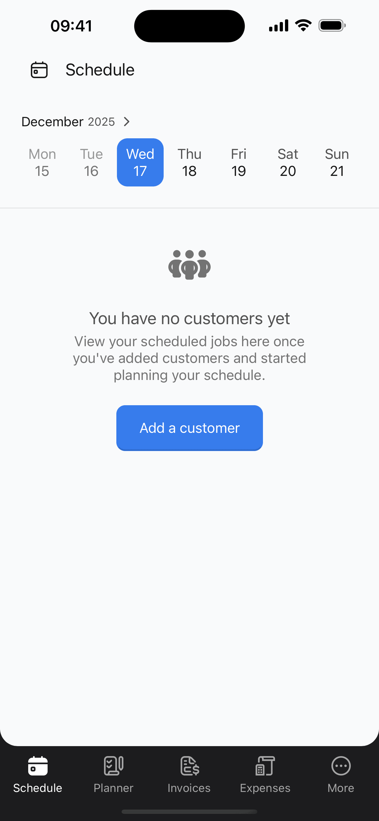 App Store download page showing Scheduling Hero app with Download button